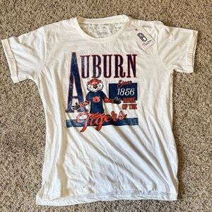 Auburn Tigers White Graphic T-Shirt